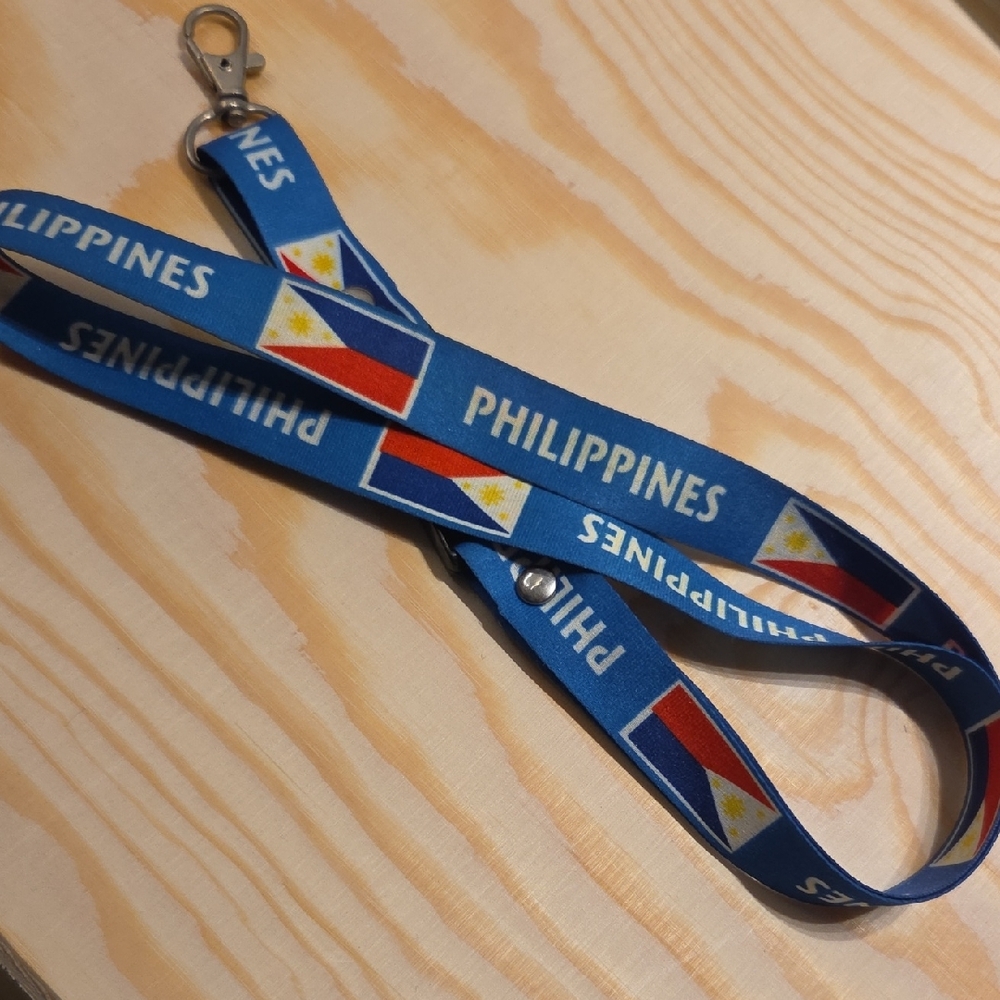 Philippines Flag Blue Lanyard - Picture 2 of 3